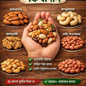 পঞ্চবাদাম - ২৫০ গ্রাম করে ৫ আইটেম