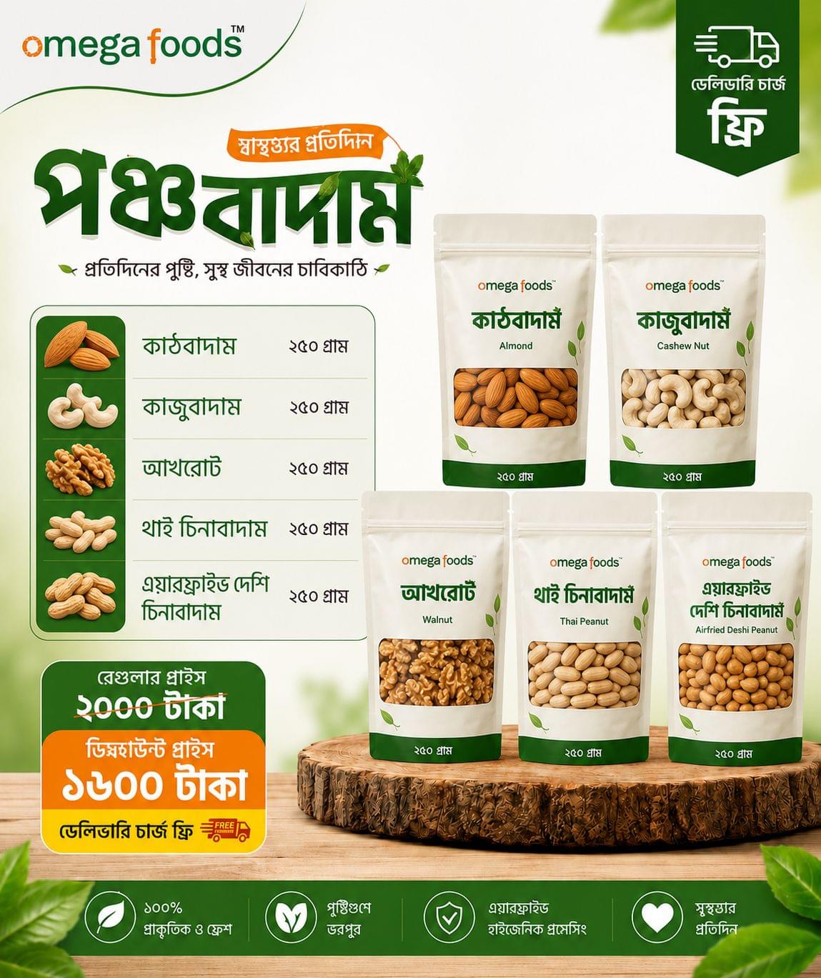 Ponchobadam | পঞ্চবাদাম